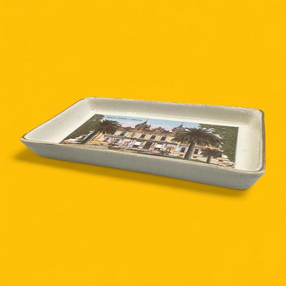 Monte Carlo Casino Vintage Trinket Plate or Tray - Hollywood Regency Chic - Picture 4 of 8